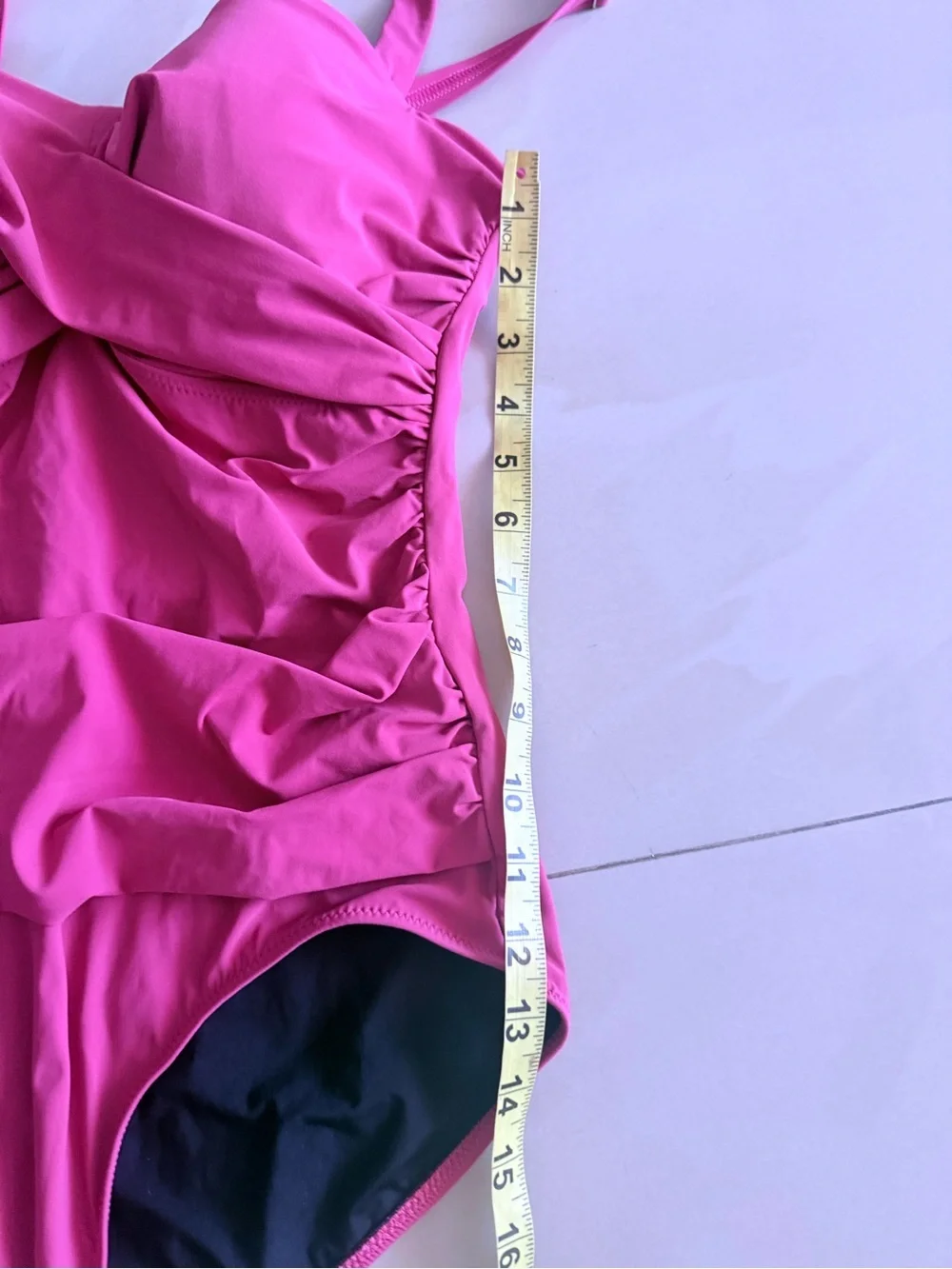 Gottex Hot Pink Twist-Front One-Piece Swimsuit